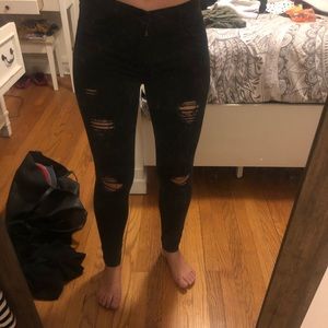 Black skinny jeans